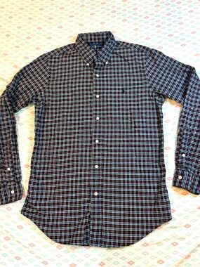 Men’s Ralph Lauren Plaid Button Down Shirt Size Small